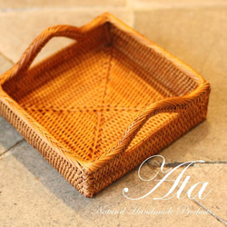 ◆翌日出荷◆　持ち手付きスクエアトレイ♪プレゼントにも最適！ 小物入れ Ａ０６ 9枚目の画像