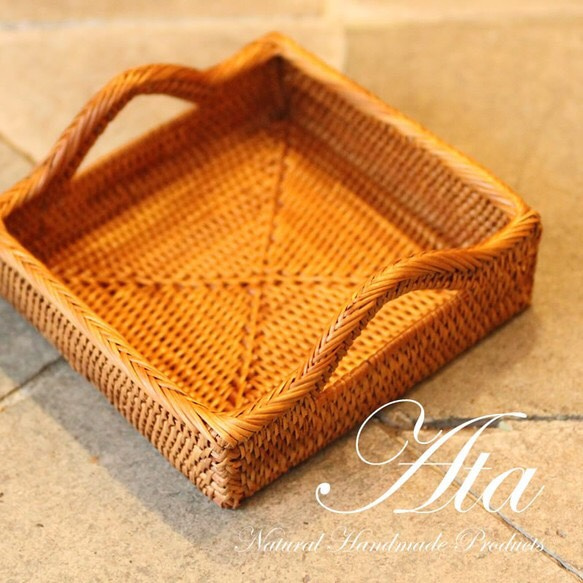 ◆翌日出荷◆　持ち手付きスクエアトレイ♪プレゼントにも最適！ 小物入れ Ａ０６ 9枚目の画像