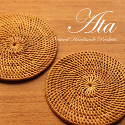 ◆翌日出荷◆【２枚セット】休憩タイムがワンランクアップするコースター２枚セット♪◆Ａ１２ 5枚目の画像