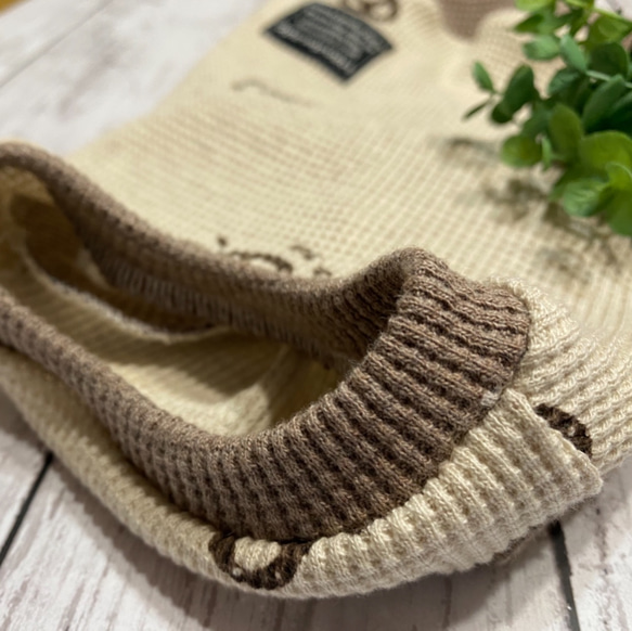 新商品【犬服・オーダー】プレッツェル柄ワッフル【タンクトップ 