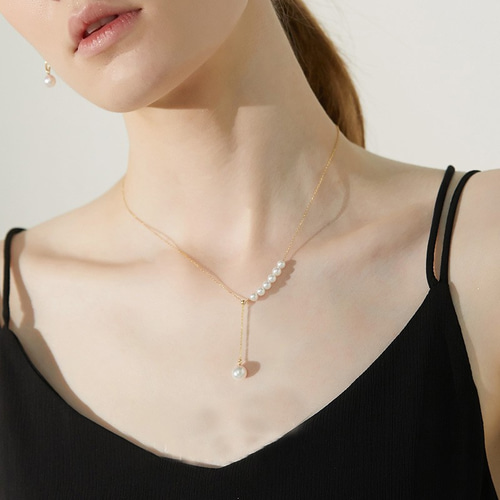 LAVEANGE ネックレス 淡水パールネックレス レディース