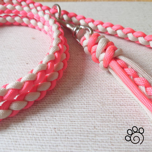 パラコードリード 4本編み カフェリード リード・首輪 Hanamaru 通販