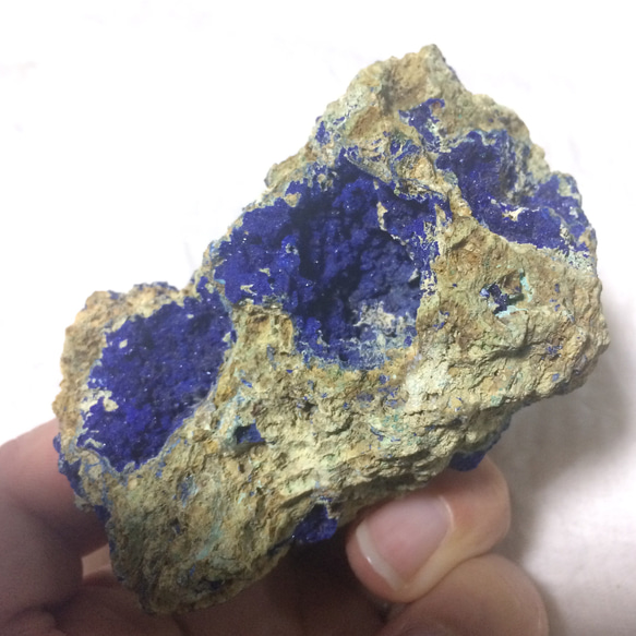 藍銅鉱 アズライト原石 モロッコ産 2枚目の画像
