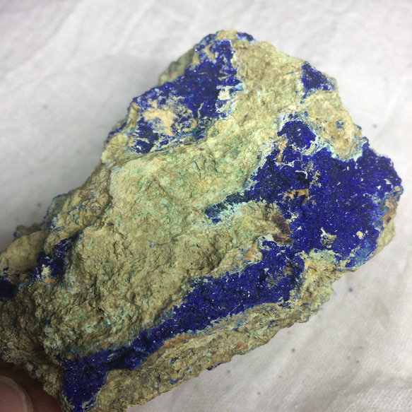 藍銅鉱 アズライト原石 モロッコ産 6枚目の画像
