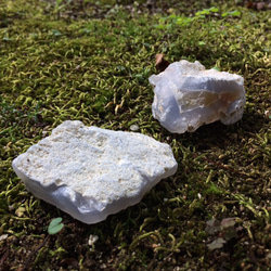 国産ブルーレース 梵珠山 青瑪瑙 原石 2個セット  02 1枚目の画像