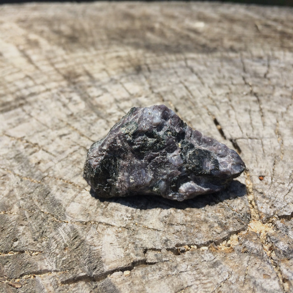 インディゴガブロ 原石 タンブルサイズ磨き石 カボション 計3個セット 3枚目の画像