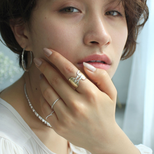 emiru Corset ring シルバー　11号 Ring / Corset 指輪・リング emiru 通販 4969910｜Creema(クリーマ)