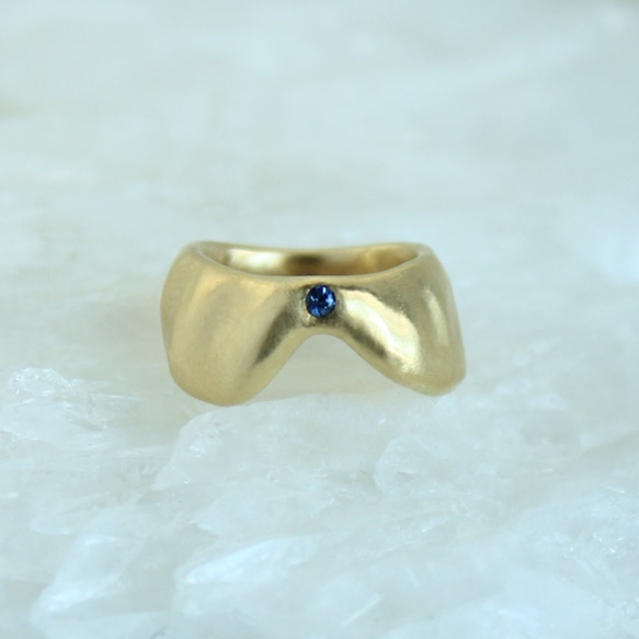 Baby Ring : K18 / Round Collar 1枚目の画像