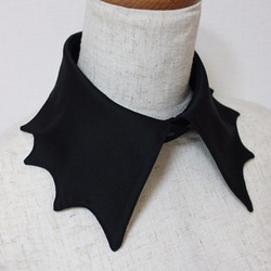 ペヘモリッケ様製 ハンドメイド くま つけ襟 コウモリつけ襟 BAT attached collar White | つけえりSHOP【綾