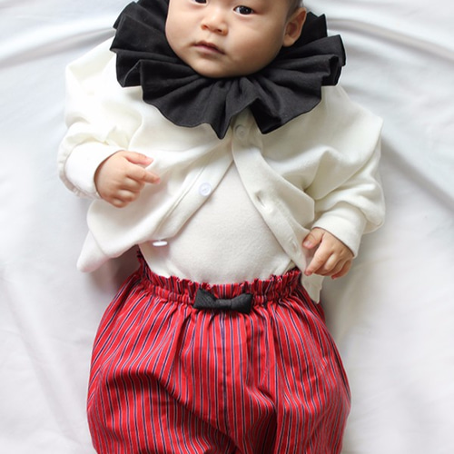 王子様のかぼちゃパンツ*赤ストライプ ベビー服 n.k 通販｜Creema 