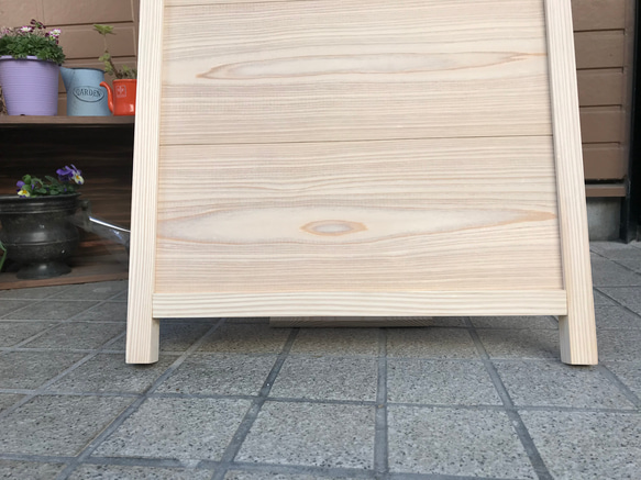 ≪木製Ａ型看板≫　イーゼル/ 木製雑貨 /看板/ スタンド　 5枚目の画像