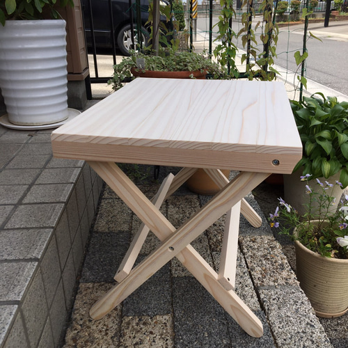 幅広折りたたみベンチ> 木製雑貨 ペット 撮影用 ガーデニング 幅広折りたたみベンチ> 木製雑貨 ペット 撮影用 ガーデニング