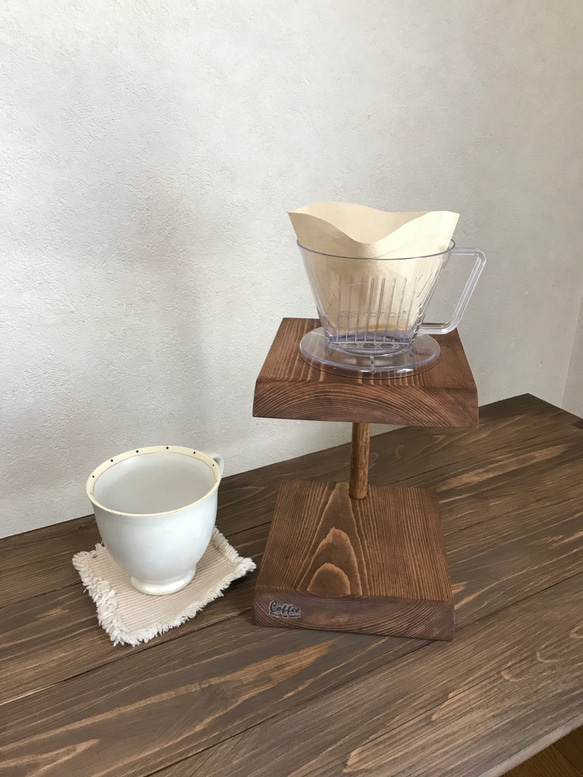 暮らしの道具《木製コーヒードリップrodスタンド》キッチン　Coffee 　 5枚目の画像