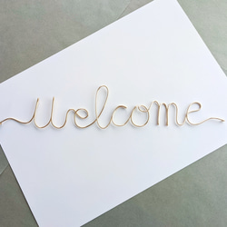 groom bride♡レタリング ワイヤークラフト ウェルカムボード 7iro