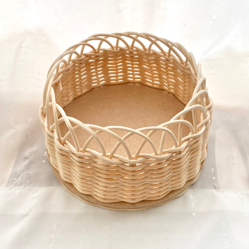 手作りキット》小さなフラワーバスケット ラタン キット キット