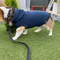 コーギー服　パーカー タンクトップ　フーディー 犬服　服 シンプル 8枚目の画像