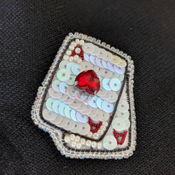 ACE brooch　ハートのエースブローチ 4枚目の画像