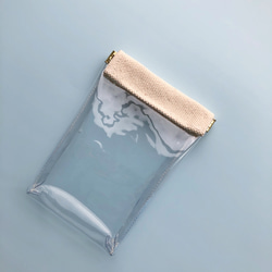 帆布クリア バネポーチ(小サイズ)　PVC 6枚目の画像