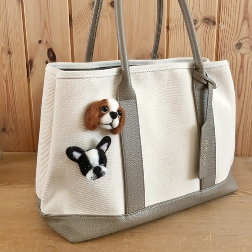 羊毛フェルトブローチ＊フレンチブルドッグ 羊毛フェルト 8bears 通販