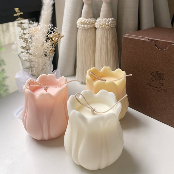 チューリップキャンドル キャンドル・キャンドルホルダー Komorebi