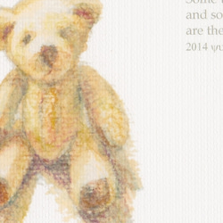 クマのポストカード３種セット　インテリアに贈り物に添えても 4枚目の画像