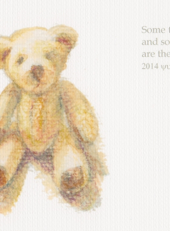 クマのポストカード３種セット　インテリアに贈り物に添えても 4枚目の画像