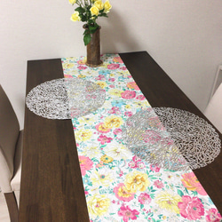 和柄テーブルランナー **ピンク** テーブルクロス tomokk501 通販