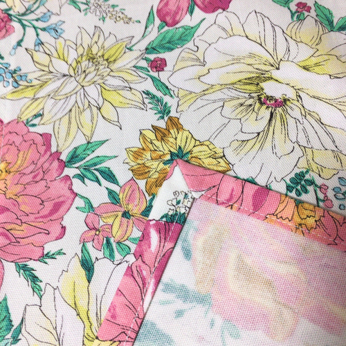 ピンクの花柄テーブルランナー テーブルクロス tomokk501 通販