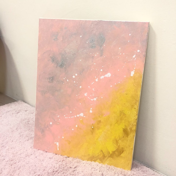 アールデコ|絵画|ギフト：ピンクの天の川 3枚目の画像