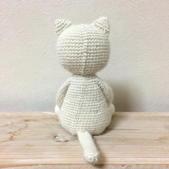 《再販》ami-neko alpaca white 4枚目の画像