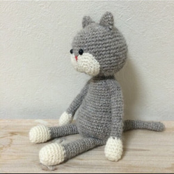 《再販》ami-neko alpaca light gray 2枚目の画像