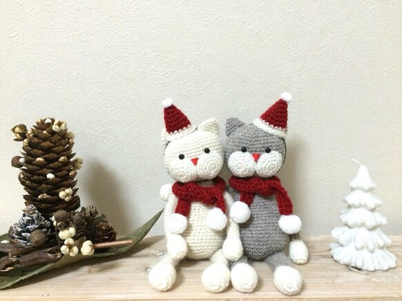 ami-neko Christmas pair 2枚目の画像