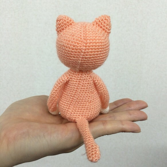 ami-neko mini salmon pink 4枚目の画像