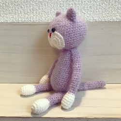 ami-neko mohair purple 3枚目の画像