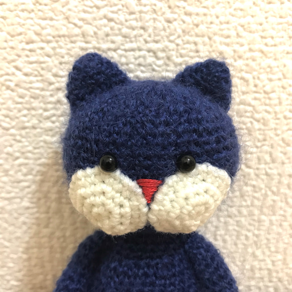 ami-neko mohair blue 2枚目の画像