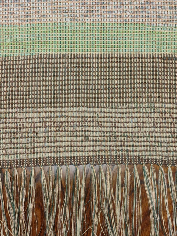 シルク 裂き織り ロングマット  MAT201 4枚目の画像