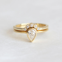 ０.４カラットダイヤモンドセットリング◆エンゲージリング&マリッジリング （婚約指輪＆結婚指輪） 5枚目の画像