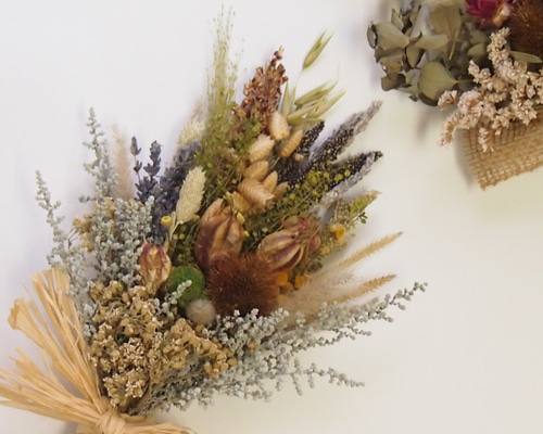ドライフラワー スワッグ / ミックスマルシェSv スワッグ posy