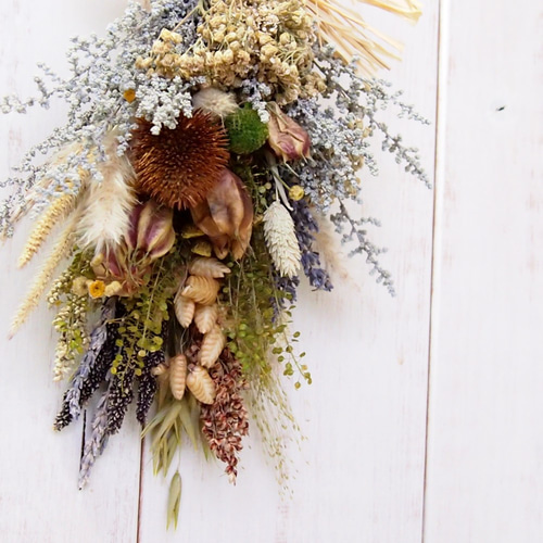 ドライフラワー スワッグ / ミックスマルシェSv スワッグ posy-flower