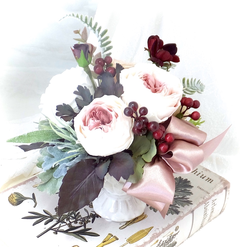 母の日【プリザーブドフラワー】シックモーブ系