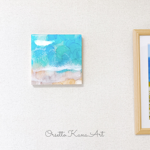 アルコールインクアート＊海アート 絵画 Orsetto.Kana.Art 通販