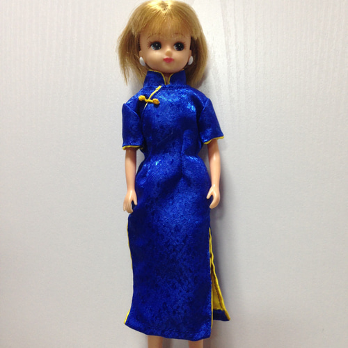 リカちゃん用きせかえ服 〜チャイナドレス〜 おもちゃ・人形 チーヌ