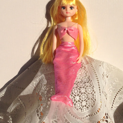 リカちゃん用きせかえ服 〜人魚ピンク〜 おもちゃ・人形 チーヌ 通販