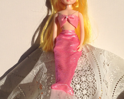 リカちゃん用きせかえ服 〜人魚ピンク〜 おもちゃ・人形 チーヌ 通販