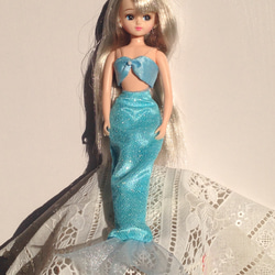 リカちゃん用きせかえ服 〜人魚ブルー〜 おもちゃ・人形 チーヌ 通販