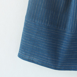 手織り木綿の切り替えスカート 2枚目の画像