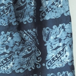 波の華・藍染めスカート 4枚目の画像