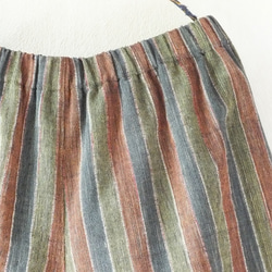 手織り木綿のふんわりバルーンパンツ 3枚目の画像