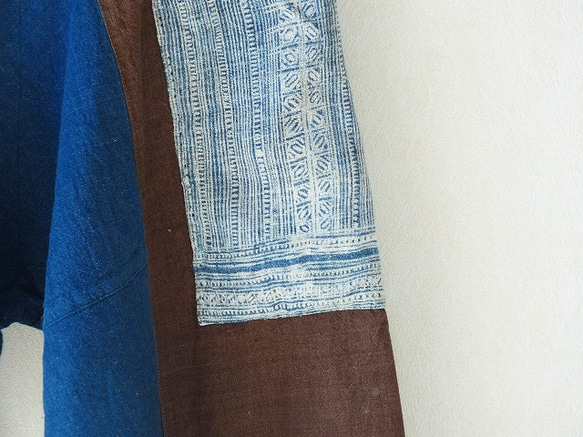 草木染め手織り綿のヤオ・パンツ 4枚目の画像
