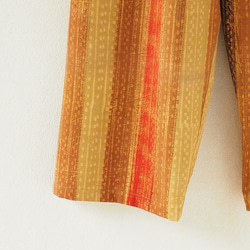 ぺたぺた木版更紗のワイドパンツ 3枚目の画像